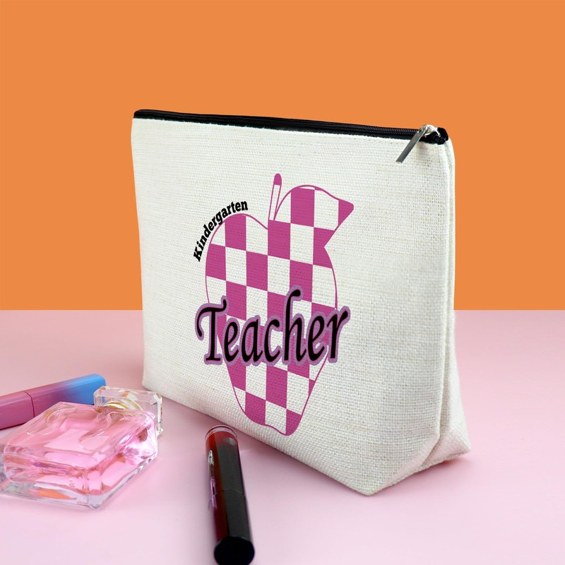 Gfhzdmf Kindergarten Teacher Gift for Women Makeup Bag Appreciation Gifts
