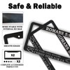 License Plate Frames Black and White License Plate Frame Jesus