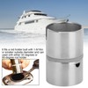 304 Stainless Steel 360 Degree Drop‑in Swivel Marine Fishing Pole