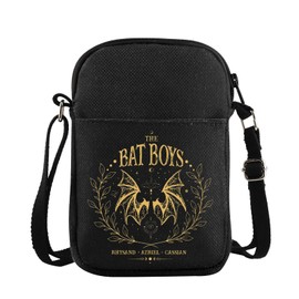 B Boys Crossbody Bag Fantasy Book Gift A-CO-Tar Merch Rhysand Azriel Cassian Crossbody Bag Bat B-oys Fan Club Handbag (CB, B Boy Mini)