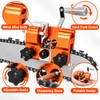 Portable Chainsaw Sharpener Jig, Manual Hand-Crank Chain Saw Sharpening Tool