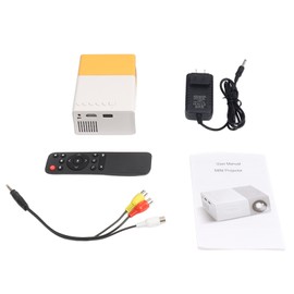 Mini Projector Portable Mini 17 to 32in 1920x1080 Resolution Large Screen Projector for Home Outdoor Theater Movie 110‑240V