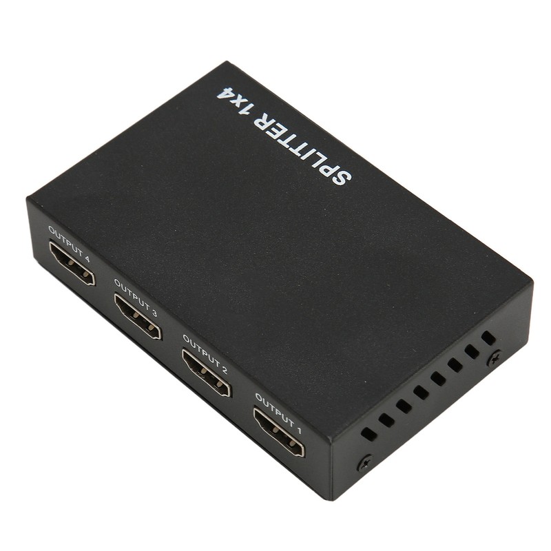 1x4 HD Multimedia Interface Splitter 1 in 4 Out 3D