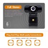 1080P Webcam with Microphone, HD Webcam HD 1080P AutoFocus Webcam