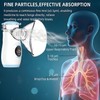 JiaoZoum Nebulizer, Portable Nebulizer with Intuitive LED Interface and Auto-Cleaning,