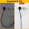 100PCS Round Cable Clips, 8MM Electrical Cable Wall Clip Nail