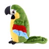 Electric Talking Parrot Plush Toy Soft Record Vocals Interactive Voice