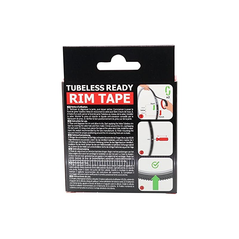 Velox FOND DE JANTE TUBELESS READY - 30mm / 10m