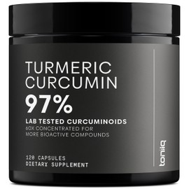 Turmeric Curcumin - Ultra High Potency 60:1 Extract with 97% Curcuminoids - 1200mg Per Serving - Black Pepper & MCT Oil for Enhanced Absorption - Third-Party Lab Tested - 120 Capsules