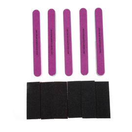 FOMIYES 11pcs Nail Art Tips Tools Set Sided Nail Buffers Sided Sponge Files for Professional Manicure Convenient for Home Salon Use