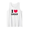 I Love Logan Tank Top