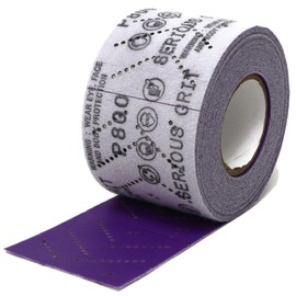 Serious Grit 800 Grit Hook & Loop Ceramic Sandpaper Roll - 70mm x 12m Multi-Hole Dustless Abrasive Roll for Automotive, Wood, and Metal Sanding - Ideal for Body Repair and Paint Preparation