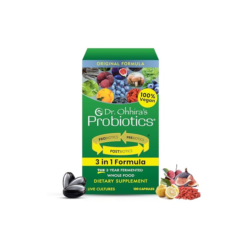 Dr. Ohhira's Probiotics Original Formula 100 Count 3 Year Fermented