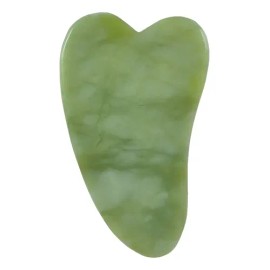 Piedra Guasha De Jade Natural Masaje Facial Estiramiento