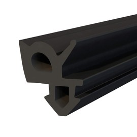 DQ-PP Window Seal, Black, 10 Metres, S-1387 Rehau, PVC Window, Rubber Seal, Sealing Tape, Plastic Window Seals, Aluminium Profile Seal, Door Seal