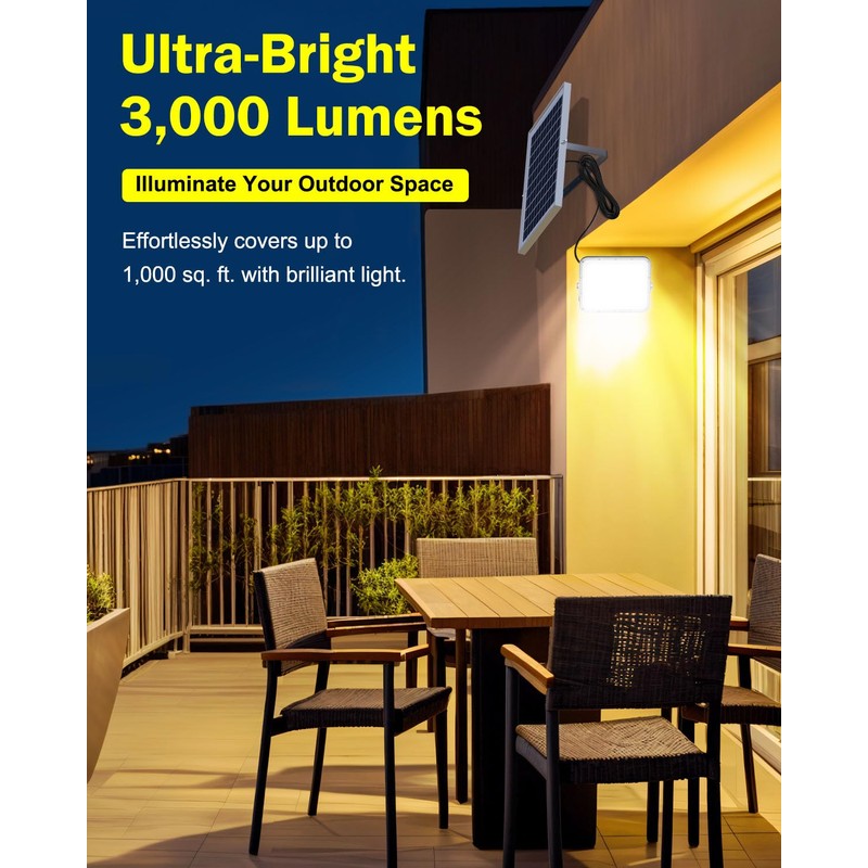 Engrepo Solar Lights Outdoor IP65 Waterproof Outside Solar Powered Security