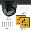 OctBird 2PCS Dummy Camera, Decoy Security Cameras with Flashing Red