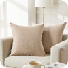 Topfinel Decorative Cushion Covers, Lumbar Cushion Covers, Plain, Chenille, with