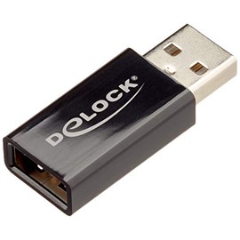 Delock USB 2.0 Adapter Type A Male to Type A Female Data Blocker