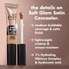 e.l.f. Soft Glam Satin Concealer, Medium Coverage for Blemishes &
