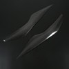 Front Headlight Eyelid Carbon Fiber Headlight Eyebrow Cover Replacement for
