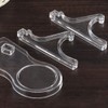Zmmyr 4 Packs Acrylic Display Stands China Tea Cup Holder