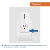 JTD 5X2 Wireless Remote Control Outlet Switch Smart Outlet Plug