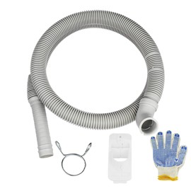 Upgraded AEM73732901 Washer Drain Hose compatible with LG Kenmore elite Washer replace AEM73732901 5215EA1001A AEM73653001 AEM73732903 AEM74053001 MEJ62685201 2-Year Qa