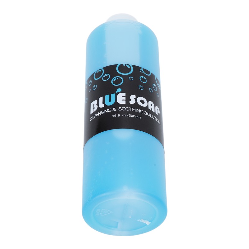 Blue Soap Tattoo Cleaning Solution 500ml Gentle Refreshing Soothing Cleansing
