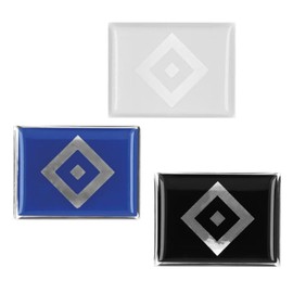 Hamburger SV HSV Aufkleber 3D-Sticker 3er-Set ** Raute **