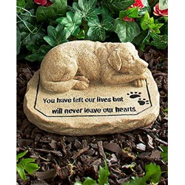 CT DISCOUNT STORE Pet Memorial Stone (Adorable Dog Memorial Stone)