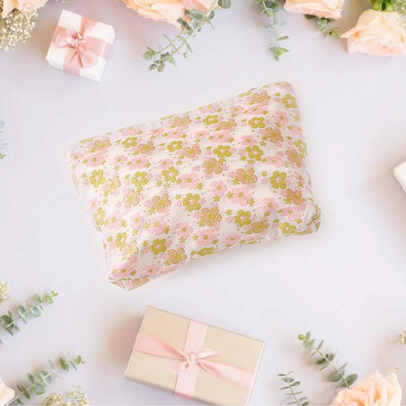 Torytoe Cosmetic Bag, White print