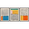 SIGNWIN Framed Canvas Print Wall Art Set Mid-Century Vibrant Color