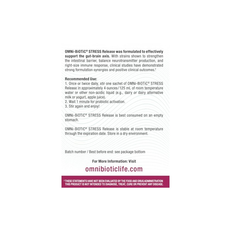 OMNi BiOTiC Stress Release Probiotic - Mood & Gut Support