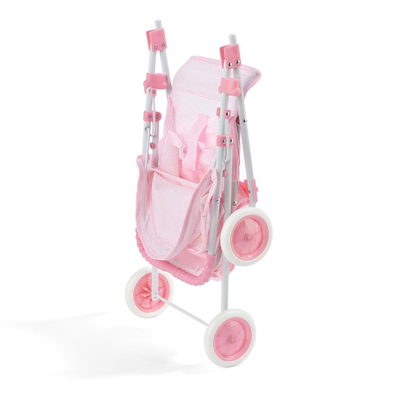 Badger Basket Folding Doll Umbrella Stroller for Dolls Up to