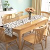 Nepnuser Linen Musical Notes Table Runner Music Event Birthday Party