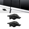 2pcs 3D Running Wild Pig Boar Warthog Hog Metal Emblem