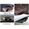Dsycar Black Coated Polished Finish Stainless Steel Car Exhaust Muffler