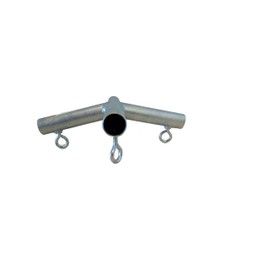 3/4” Canopy Pipe Fittings Low Peak Carport Connectors with 102 Degree Angle (Receives 3/4” Diameter Pipe) (4-Way Top)