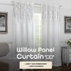 Achim Home Furnishings Willow Rod Pocket Window Curtain Panel White