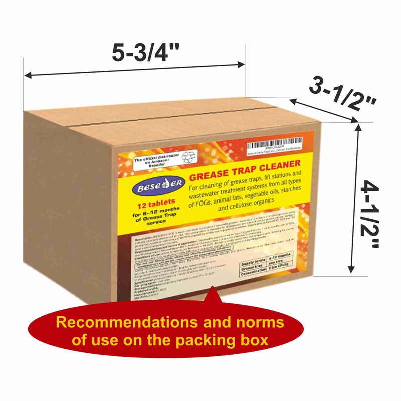Grease Trap Cleaner (1 Count (Pack of 12))
