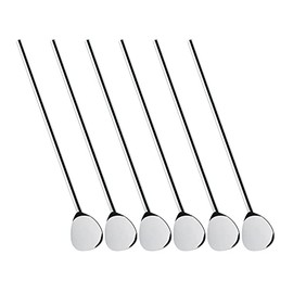 Cilio Cocktail Spoons with Straw Set of 6
