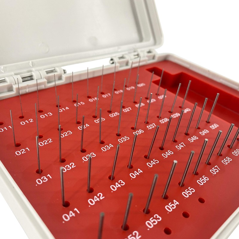 TEXALAN(R) Plus Pin Gage Set with Storage Case Steel for