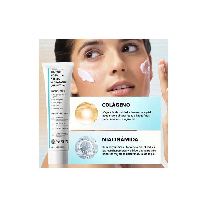 Weud Kit Antiarrugas Serum Hidratante Crema Ojos Colágeno