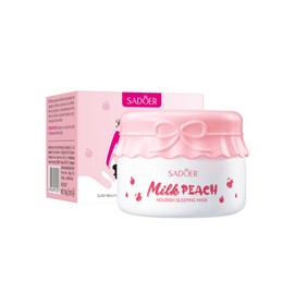 SUCKOO SADOER Milk Peach Nourish Sleeping Mask,Moisturizing and Hydrating Facial mask,Pink