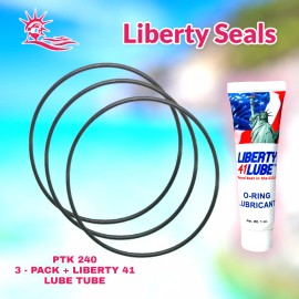 LIBERTY SEALS CX900F PTK-240 Star-Clear Plus Filter Head O-ring For Hayward 3-PACK + LUBE TUBE