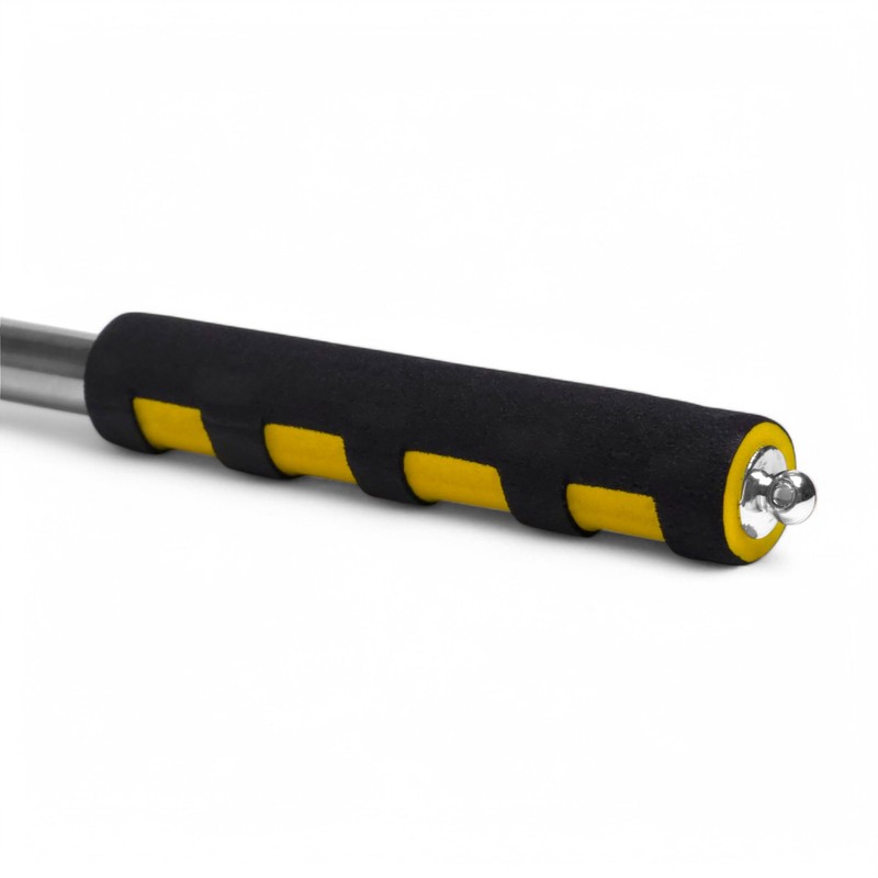 AKORD 2m Multisection Telescopic Stainless Steel Pole, Yellow