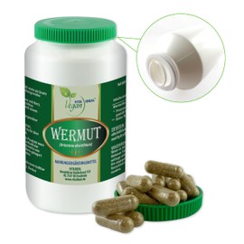 VITA IDEAL Vegan® Wormwood Herb 90 Capsules – Artemisia Absinthium – Daily Serving 540 mg Wormwood Herb Pure Powder Natural, Vegetable and No Additives, Original from Vitadeal.