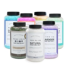 Bath Charm Israel Dead Sea Salt 1KG Container Bath Salt, Dead Sea Salt Ocean (Fine Particles)/1KG / 바스참 이스라엘 사해소금 1KG 용기형 입욕제, 사해소금 오션(가는입자)/1KG