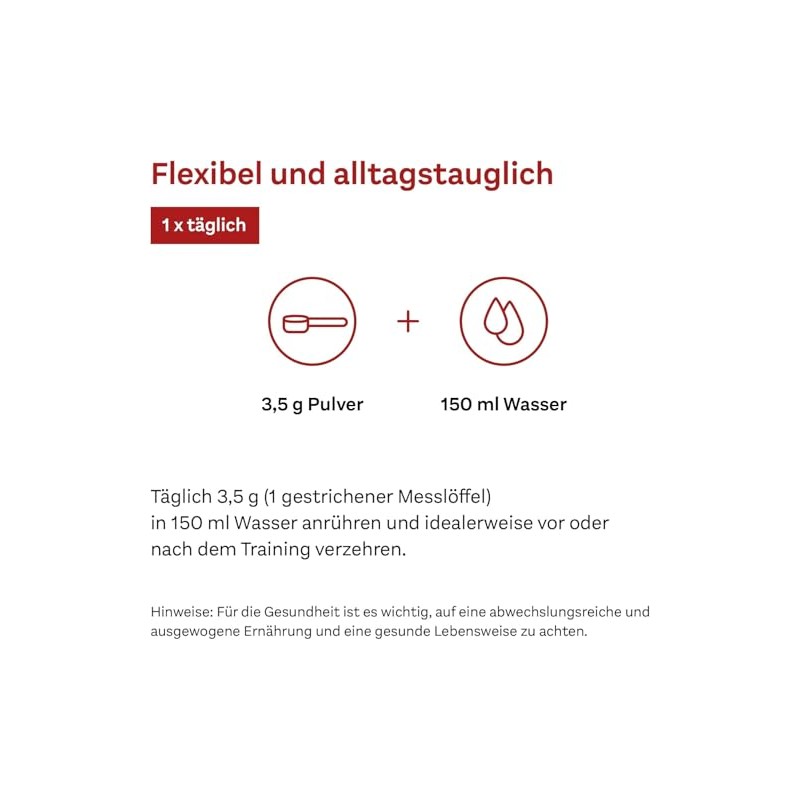 Doppelherz Creatine Monohydrate - High Purity Creatine with Creapure Quality